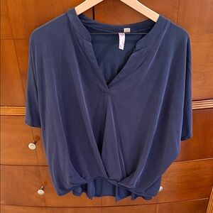 Alya Deep Blue Women's Blouse